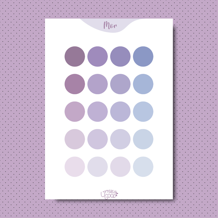 Mor Palet Sticker