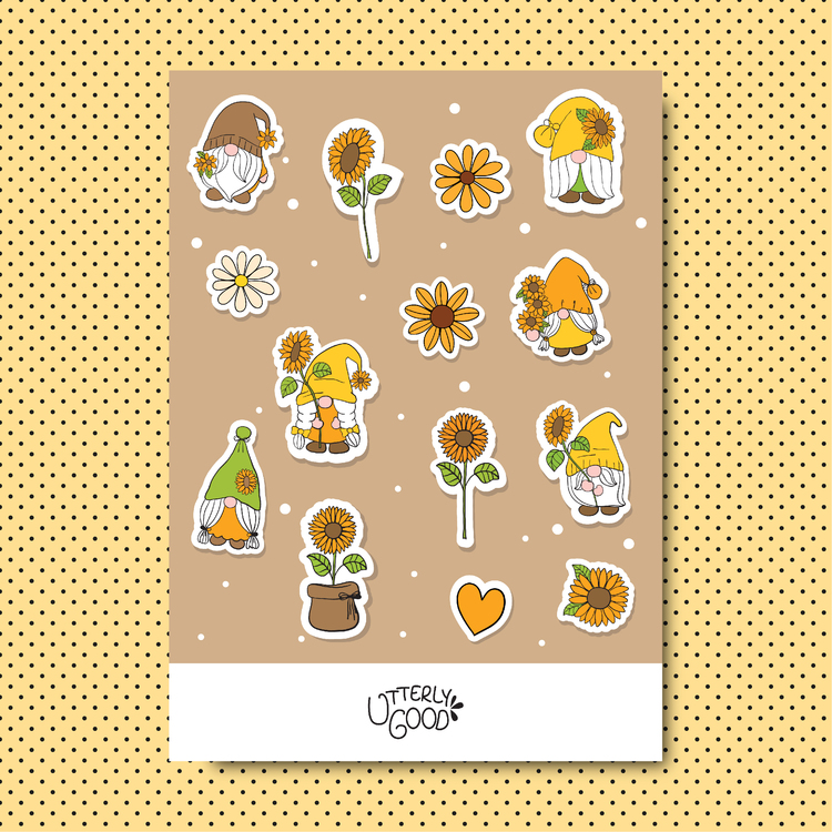 Sunflower Sticker