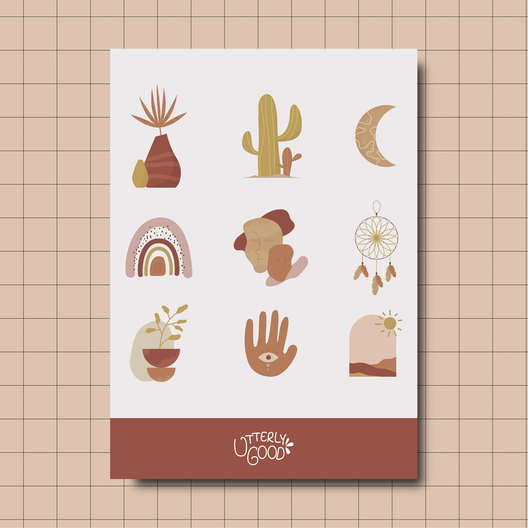 Boho Seri 1 Sticker