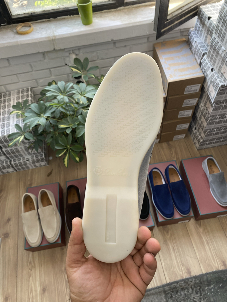 Gri Süet Erkek Loafer – %100 Dana Derisi Yazlık Günlük Ayakkabı
