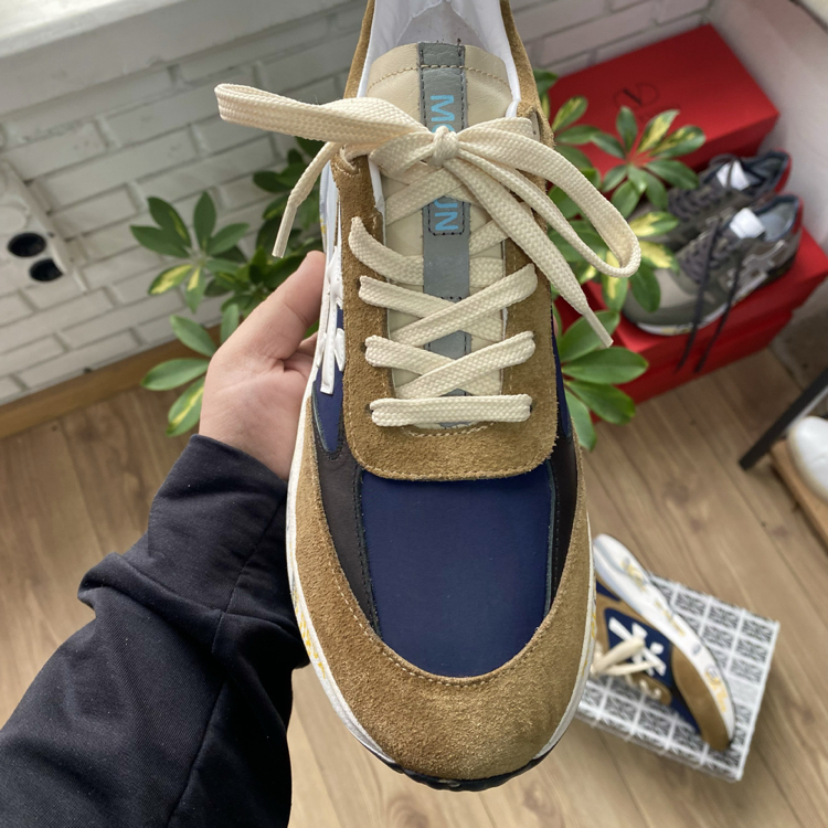 Taba Lacivert Erkek Sneaker | Günlük Spor Ayakkabı