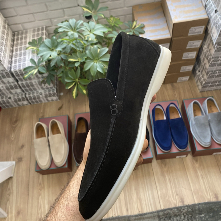 Siyah Süet Erkek Loafer | %100 Hakiki Dana Derisi Premium Günlük 