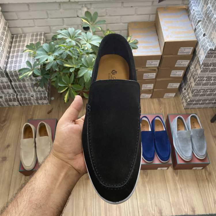 Siyah Süet Erkek Loafer | %100 Hakiki Dana Derisi Premium Günlük 