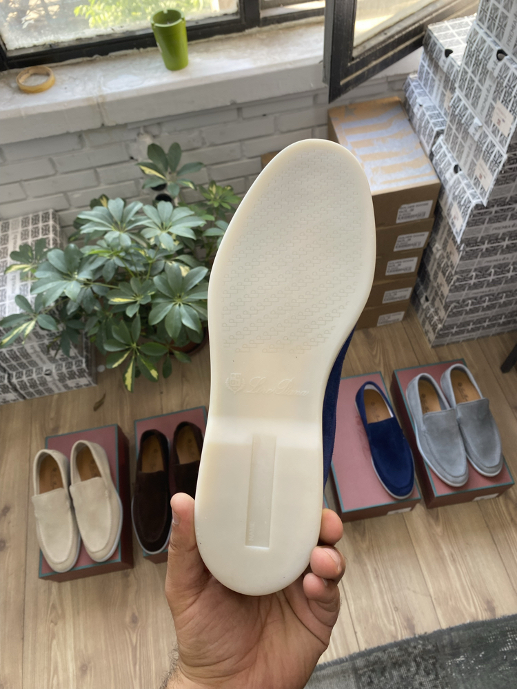 Lacivert Süet Erkek Loafer | %100 Hakiki Dana Derisi Premium Günlük 