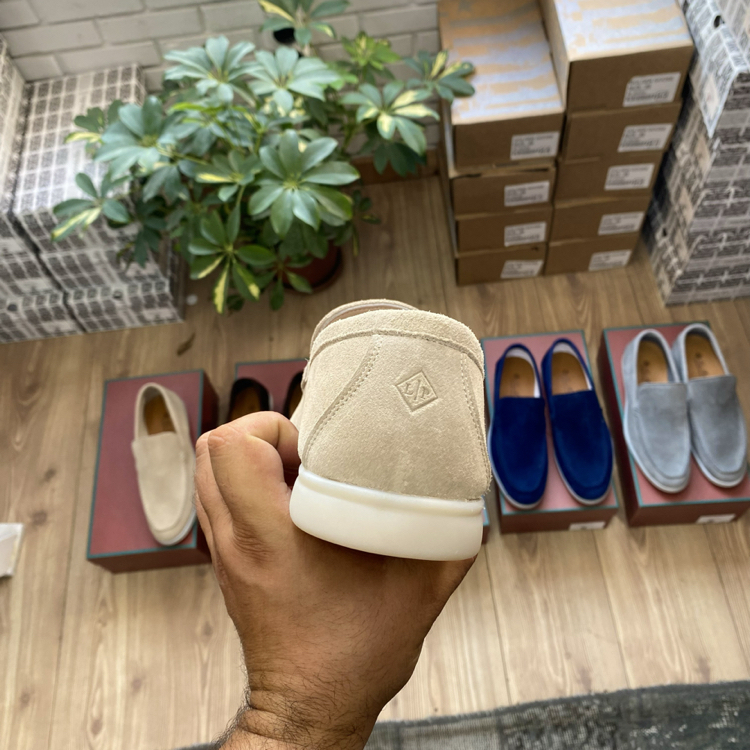 Bej Süet Erkek Loafer | %100 Hakiki Dana Derisi Premium Günlük