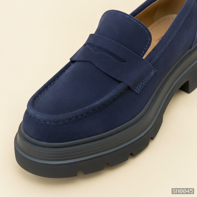 Süet Loafer Yüksek Taban