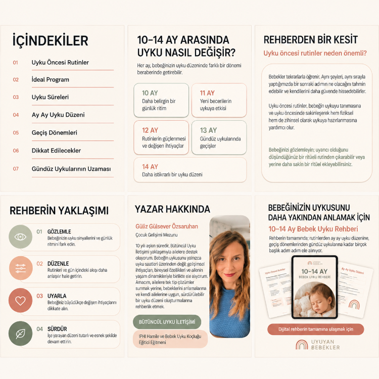 10-14 Ay Rutin ve Program Oluşturma Dijital Rehber
