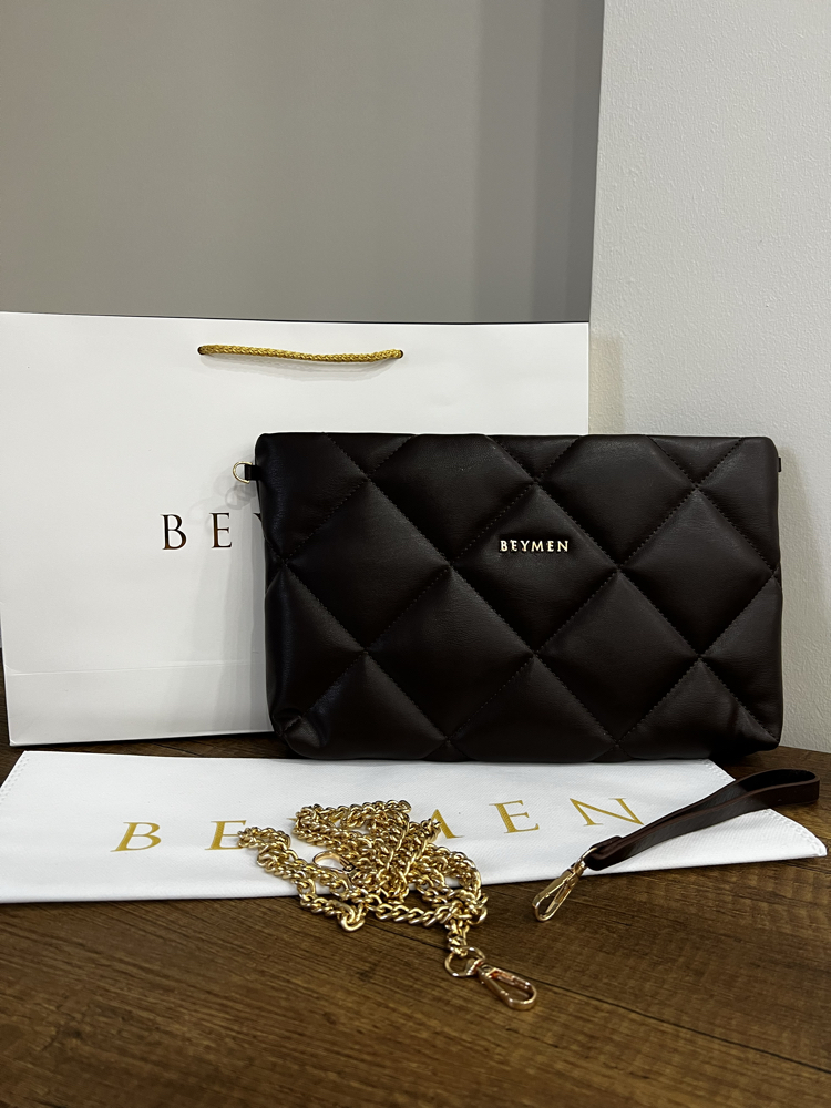 Bymn Clutch Acı Kahve