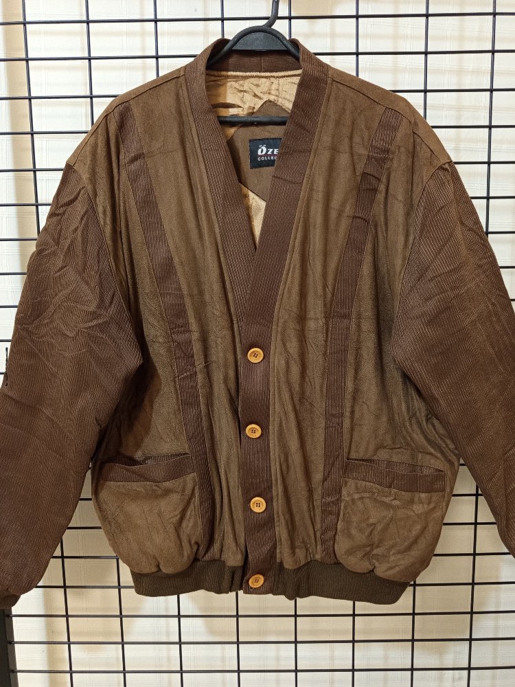 VİNTAGE TARZDA TAM BOMBER ŞIK JACKET