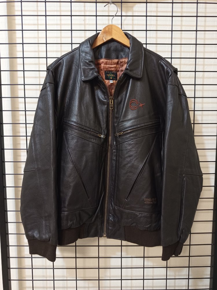 TRİUM HAKİKİ DERİ PİLOT BOMBER JACKET 