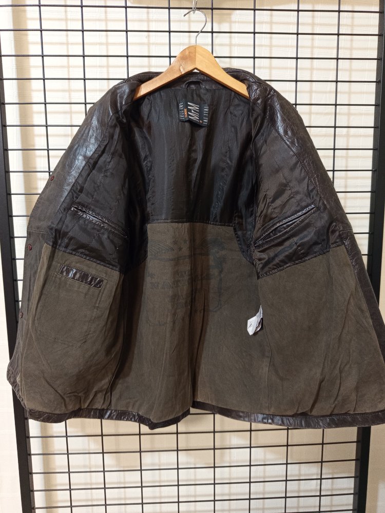 HAKİKİ DERİ ESKİTME VİNTAGE JACKET