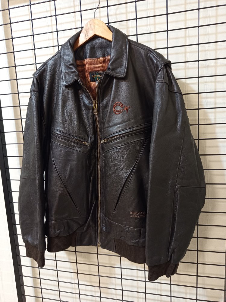 TRİUM HAKİKİ DERİ PİLOT BOMBER JACKET 