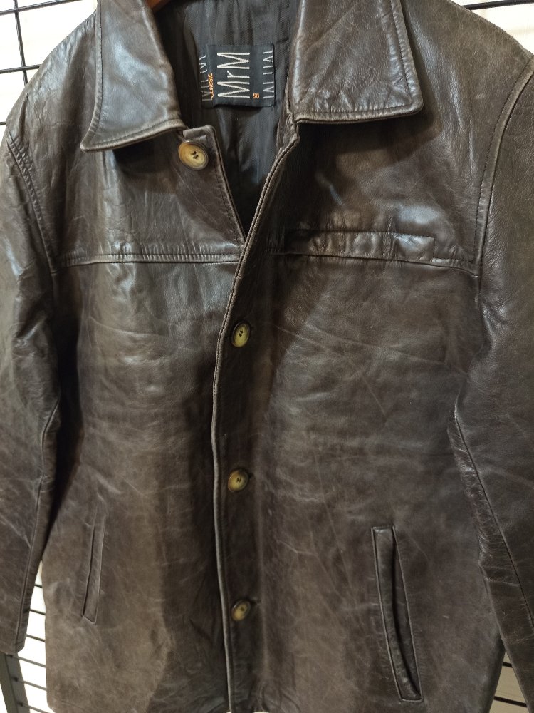 HAKİKİ DERİ ESKİTME VİNTAGE JACKET