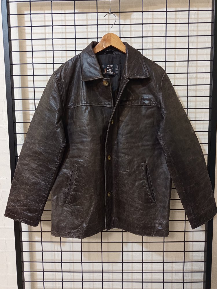 HAKİKİ DERİ ESKİTME VİNTAGE JACKET
