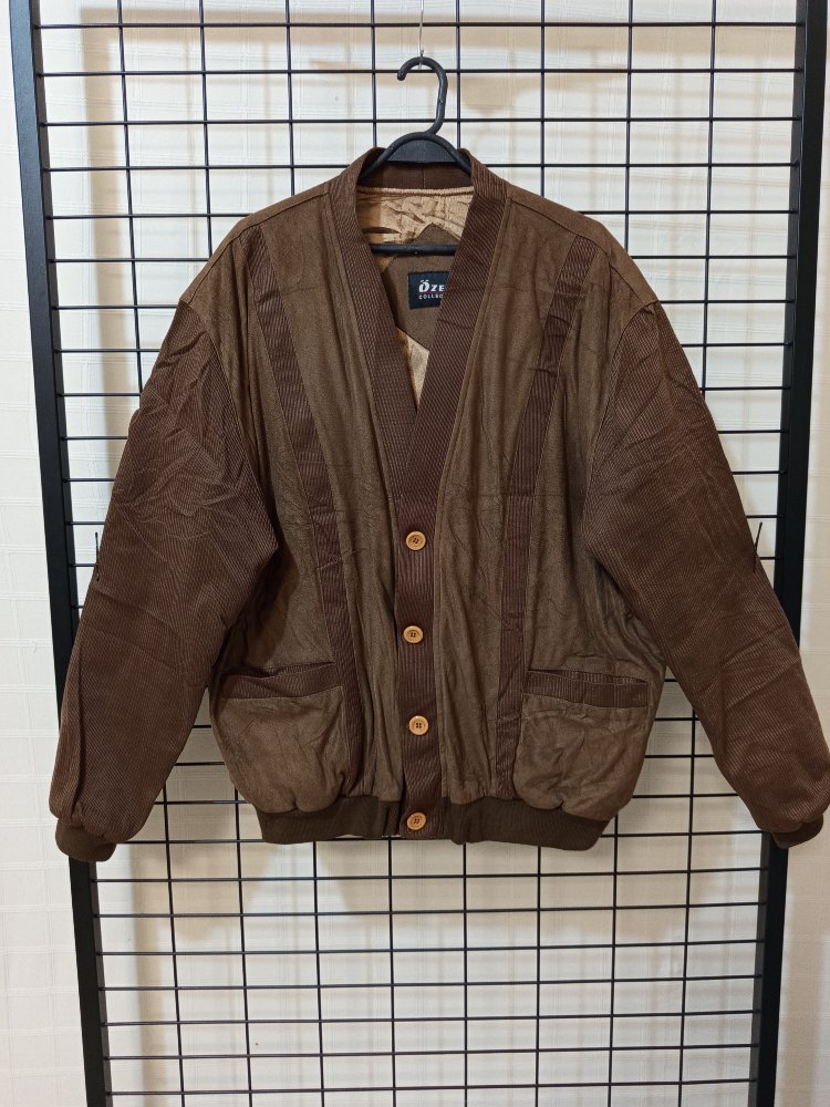 VİNTAGE TARZDA TAM BOMBER ŞIK JACKET
