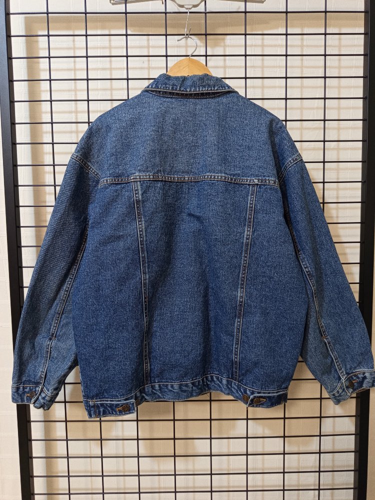 VİNTAGE TARZ BOMBER DENİM JACKET 