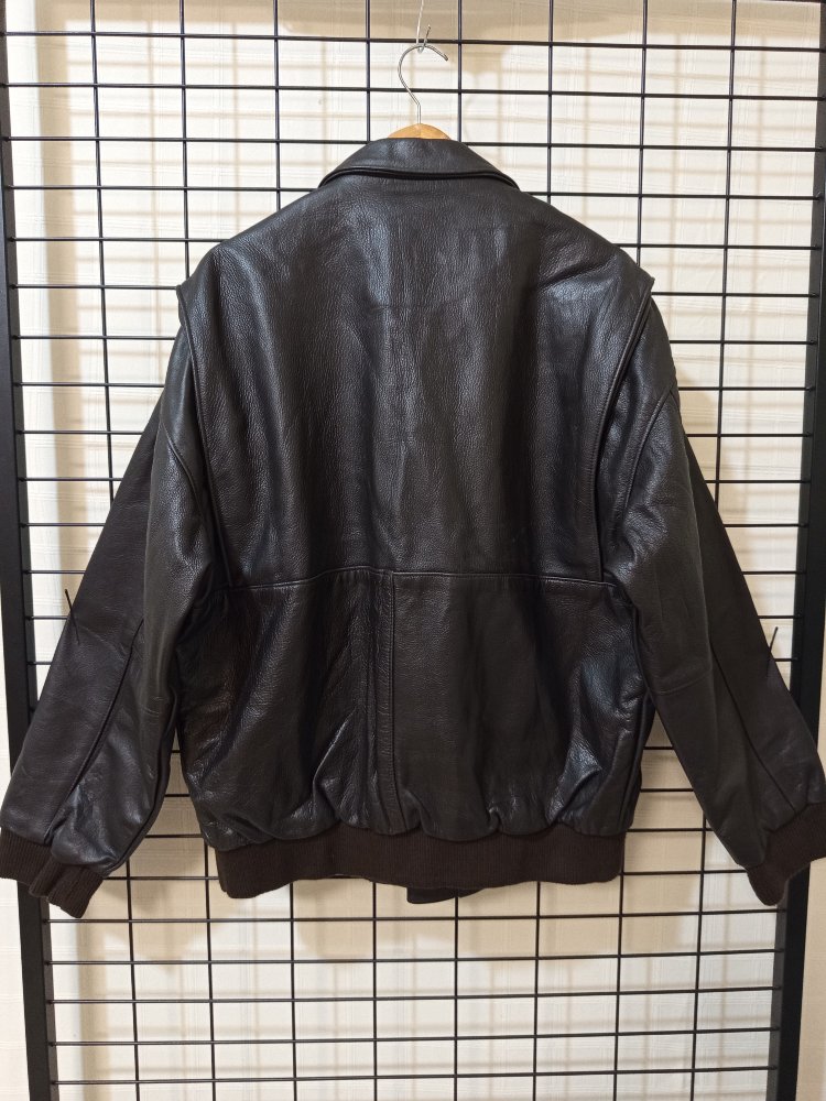 TRİUM HAKİKİ DERİ PİLOT BOMBER JACKET 