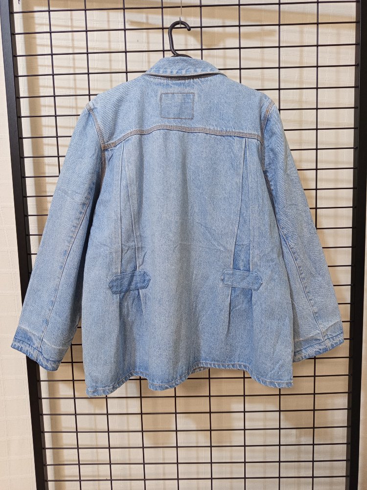 VİNTAGE OVERSİZE KALIP DENİM JACKET