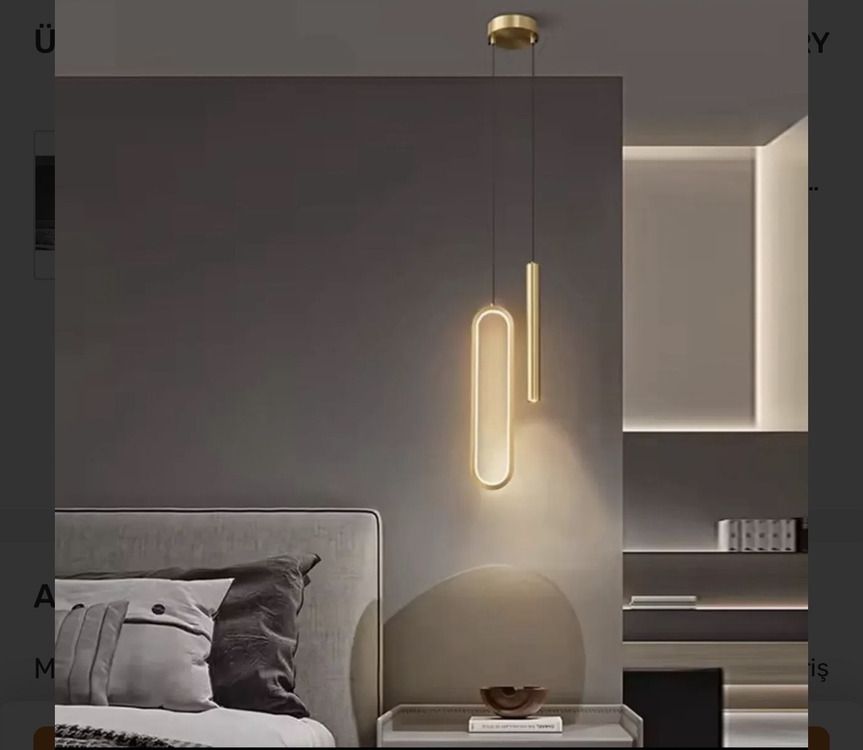 SARKIT LED AVİZE (elips-boru)