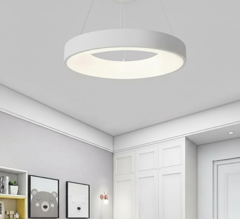 VONA_3Işık LED Halka Beyaz ECOlight Sarkıt Avize