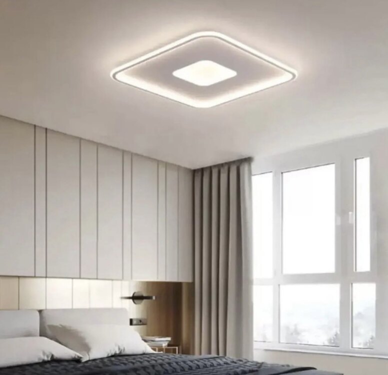 PLAFONYER LED AVİZE ORTASI IŞIKLI 60x60 cm