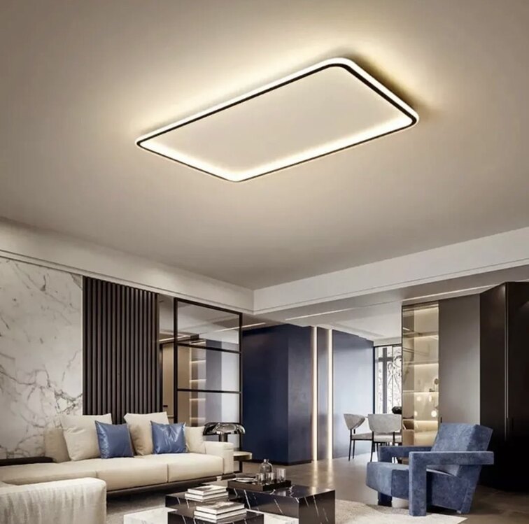 PLAFONYER LED AVİZE 90x60 cm