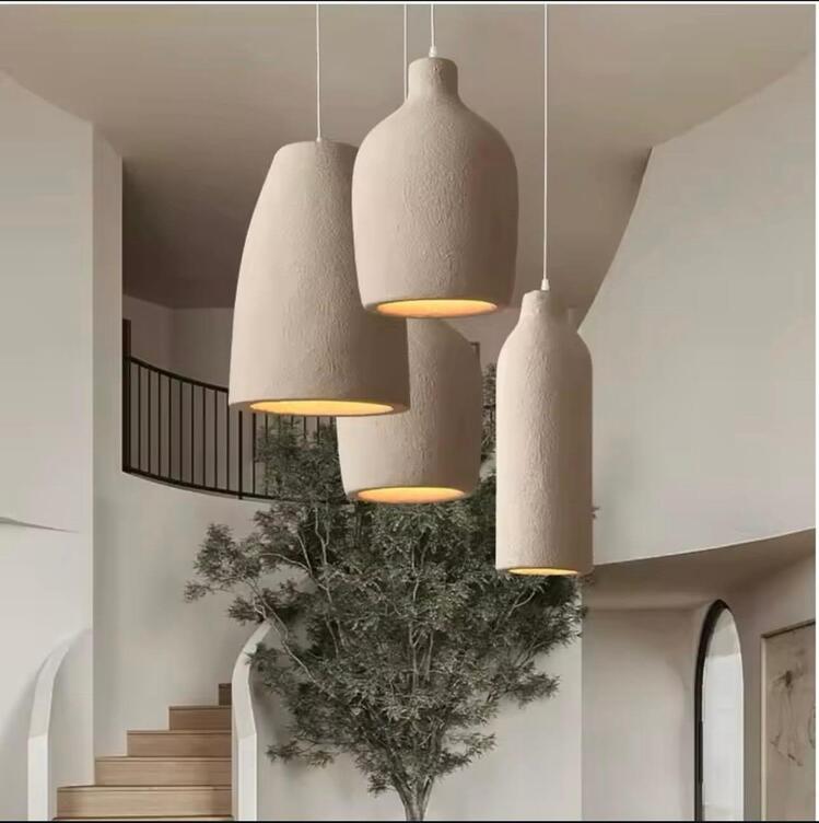 4LÜ BETON AVİZE KİRLİ BEYAZ