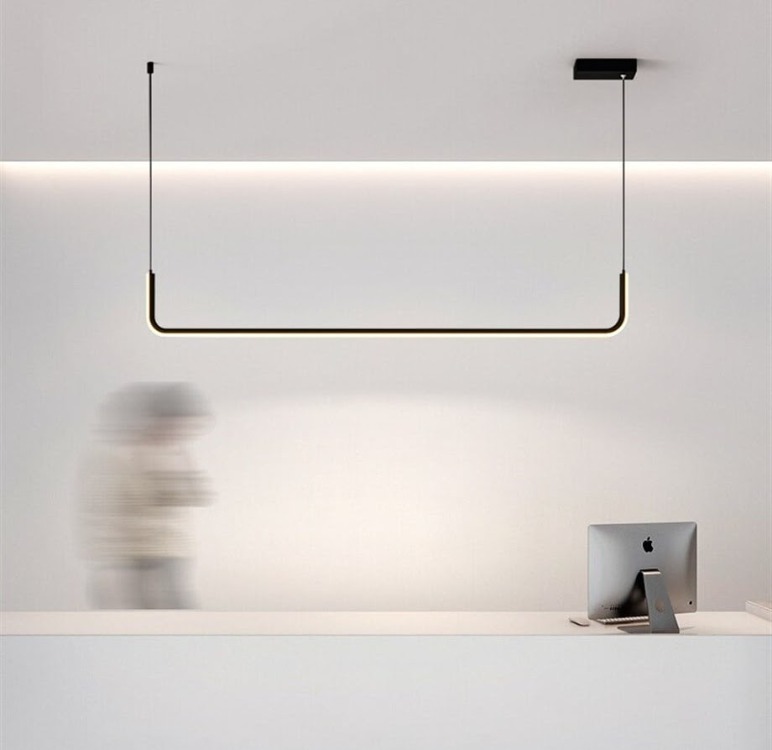 VONA_Tekli Sarkıt LED Modern Avize 100cm