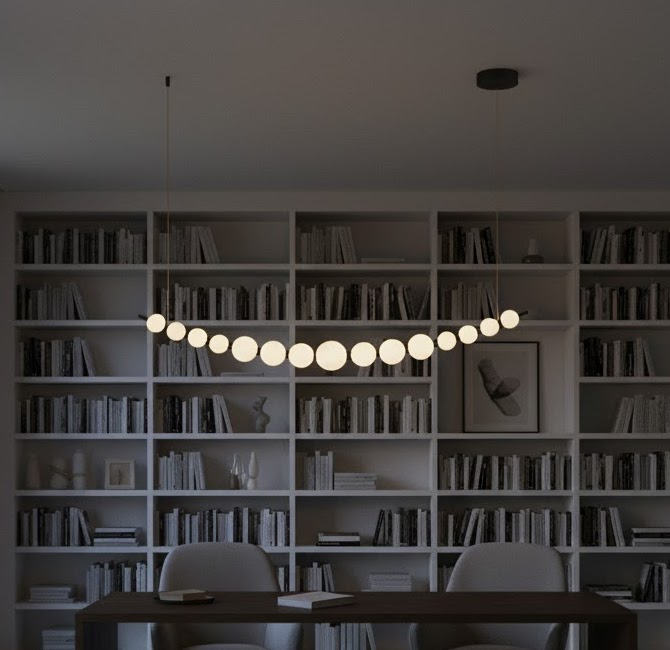 VonaLight İnci Top Sarkıt Avize 120 CM VN 83521