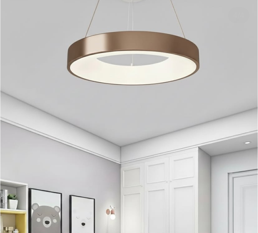 VONA_3Işık LED Halka Bronz ( Ral1950)  ECOlight Sarkıt Avize