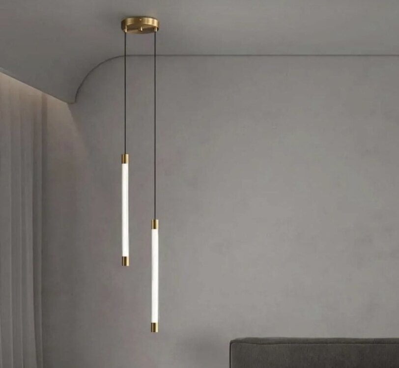 AKRİLİK LED SARKIT AVİZE 2 li