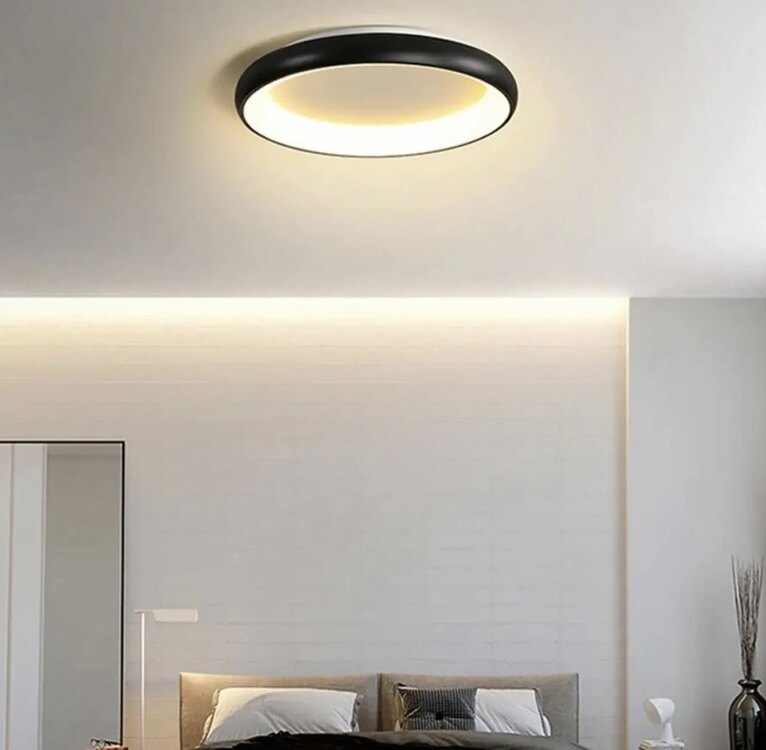 ECO LED AVİZE 50 cm 3 ışık SİYAH