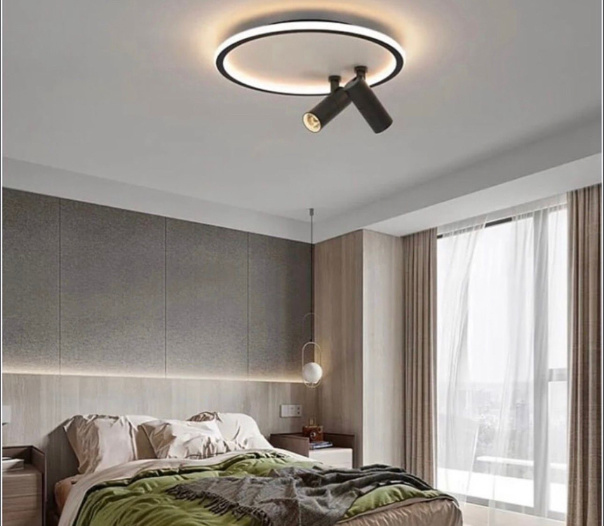 2 SPOTLU PLAFONYER AVİZE 40 cm