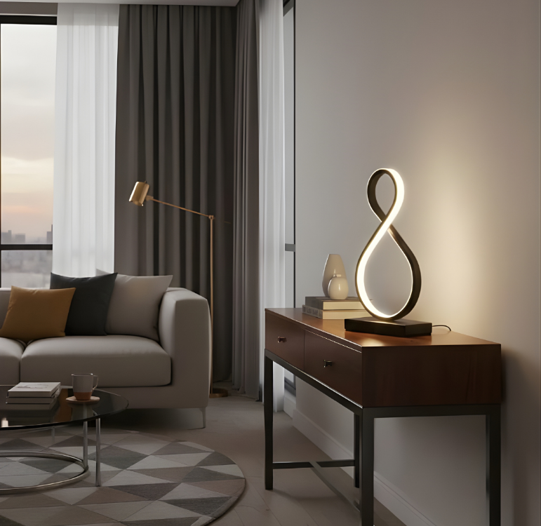 VONA_Sonsuzluk LED Masa Lambası 40cm