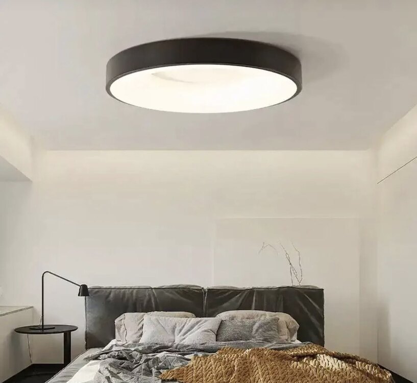 ECO LED AVİZE 40 cm 3 ışık SİYAH
