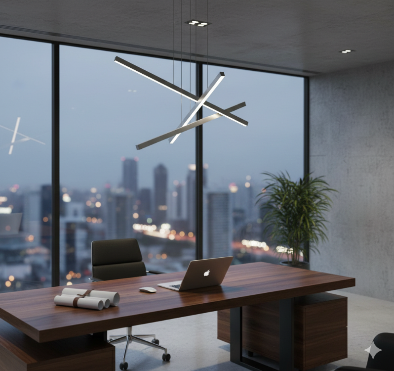 VonaLight 3'lü Lineer Led Sarkıt Avize