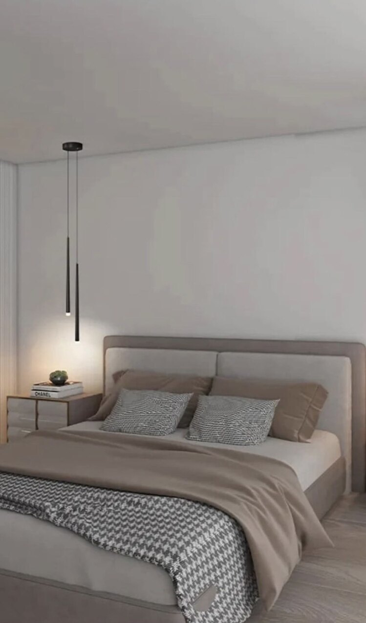 KONİK BORU LED SARKIT AVİZE 2 li