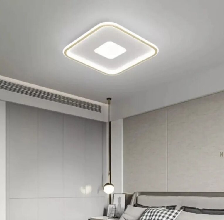 PLAFONYER LED AVİZE ORTASI IŞIKLI 60x60 cm