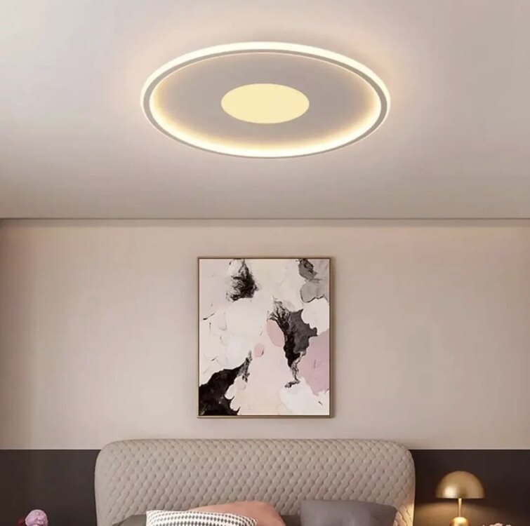 PLAFONYER LED AVİZE ORTASI IŞIKLI 60 ÇAP