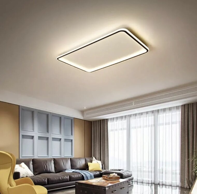 PLAFONYER LED AVİZE 60x40 cm