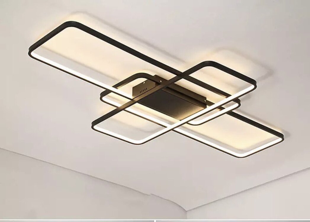 PLAFONYER LED AVİZE 80x60 cm