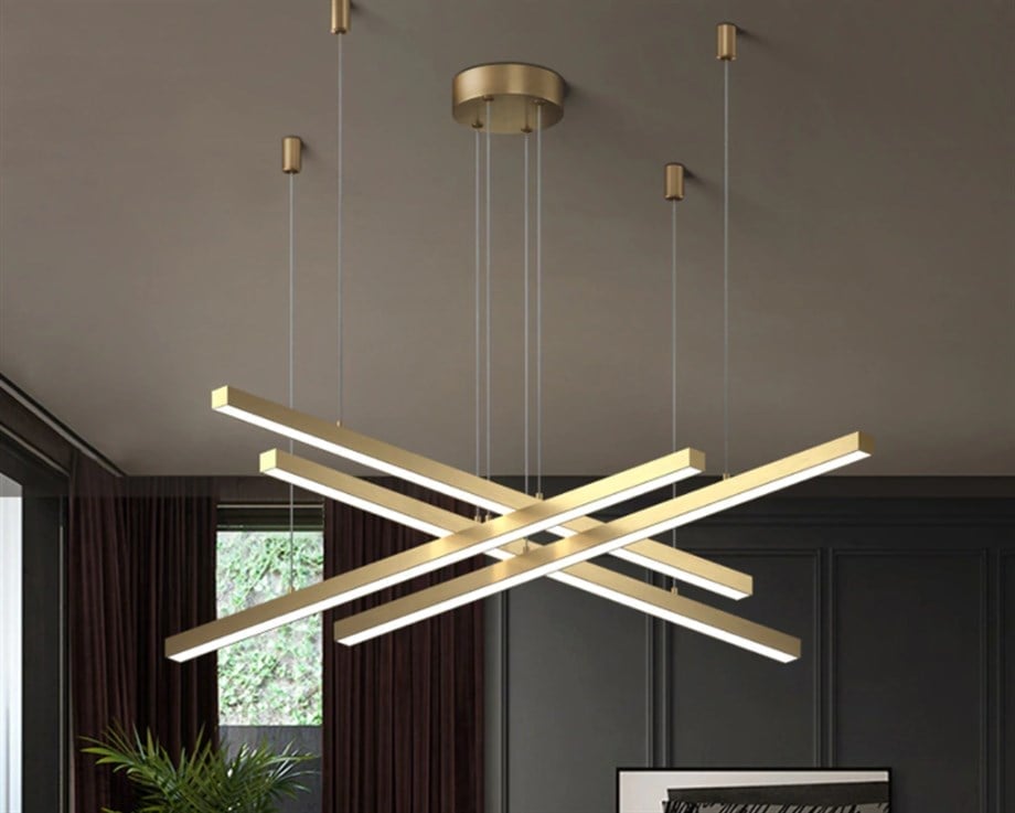 VonaLight 4'lü Lineer Model Led Sarkıt Avize