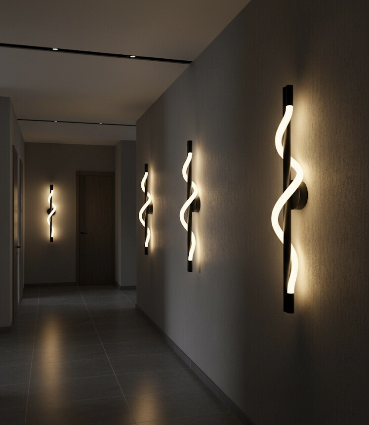SİLİKON BORU LED APLİK
