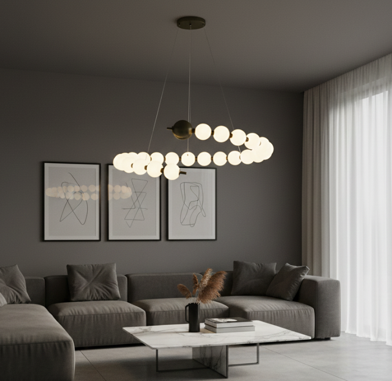 VonaLight İnci Toplu Sarkıt Avize VN 83504 