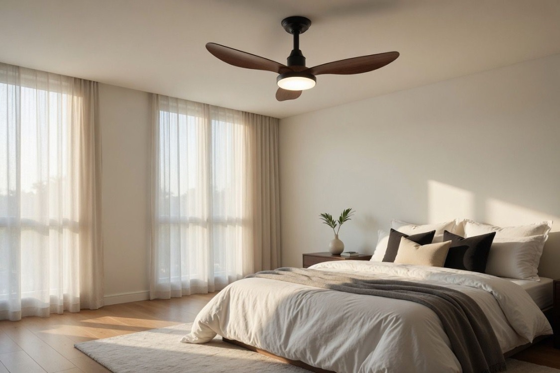 VONA_3Işıklı, LED, 3 Fan Kanat ve Uzaktan Kumandalı,Tavan Tipi Vantilatör Çap.70cm