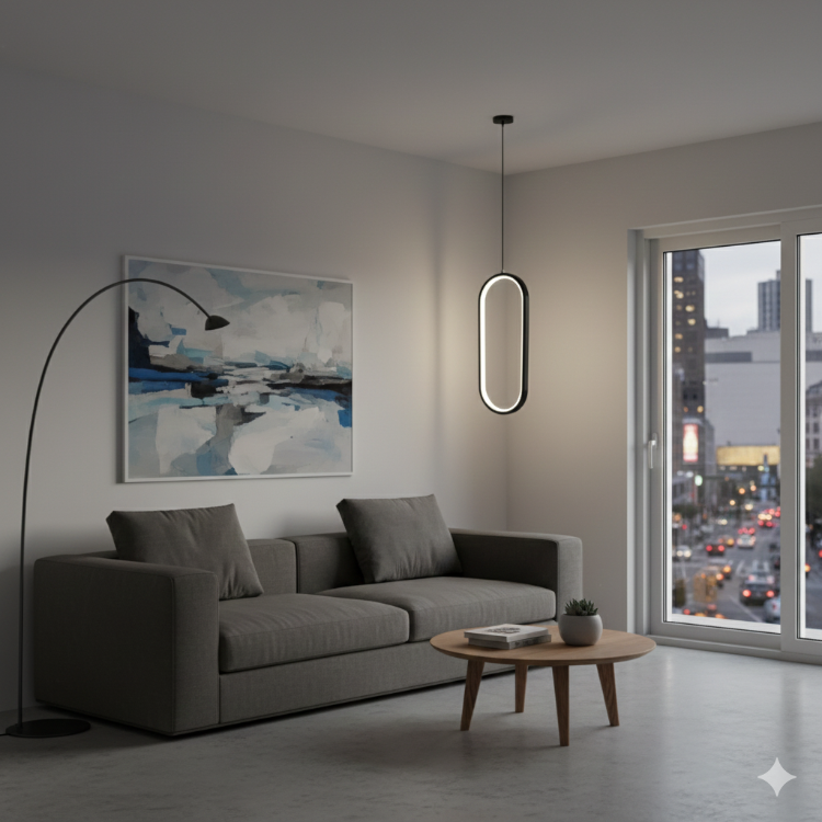 VonaLight Oval Sarkıt Avize