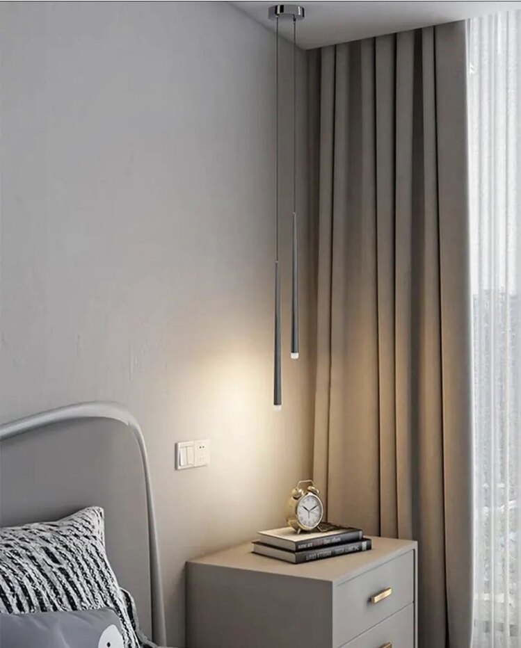KONİK BORU LED SARKIT AVİZE 2 li