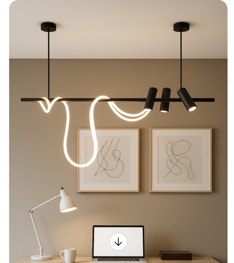 SİLİKON HORTUM 3 spotlu LED SARKIT