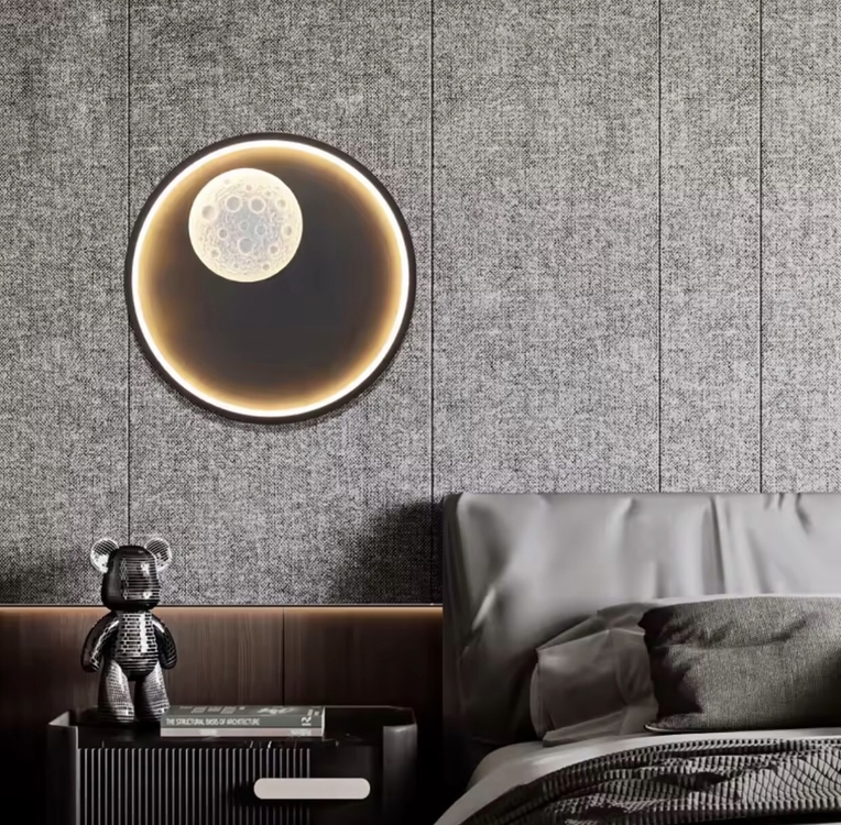 İÇE IŞIK LED AY APLİK 60 cm