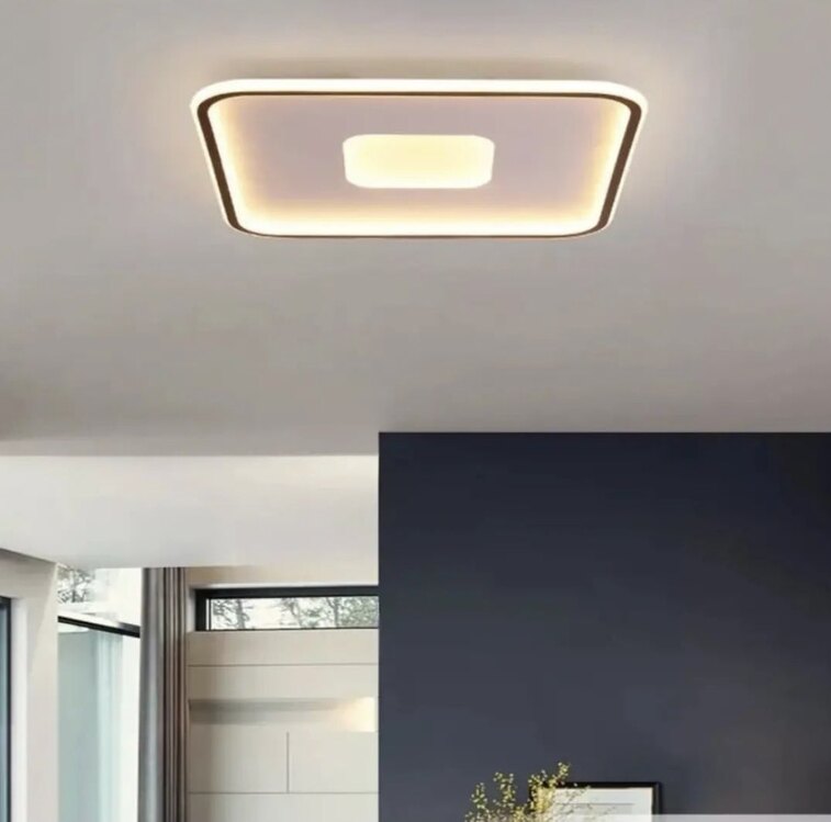PLAFONYER LED AVİZE ORTASI IŞIKLI 40x40 cm